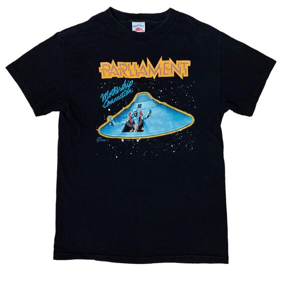 Vintage Y2K Parliament Funkadelic Mothership Connection Shirt George Clinton - Picture 1 of 3